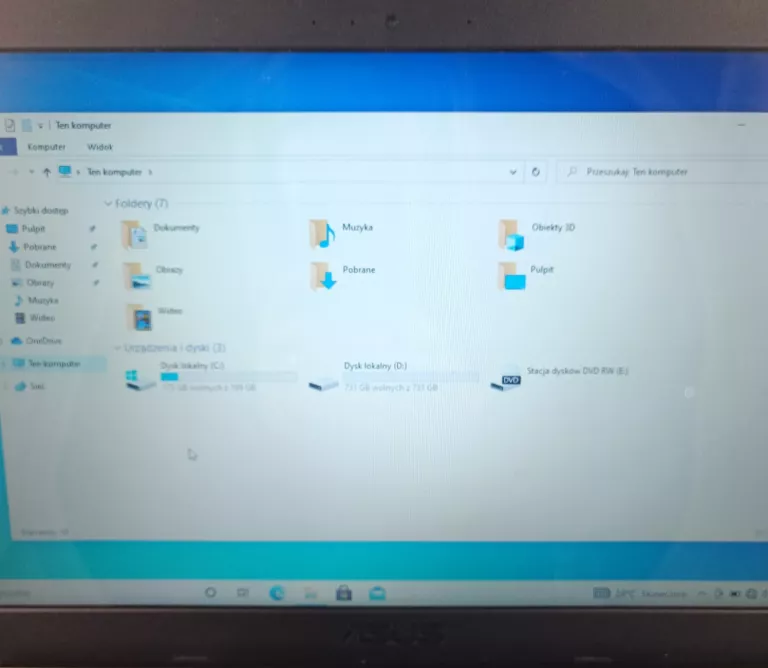 LAPTOP ASUS R540SA ŁADOWARKA