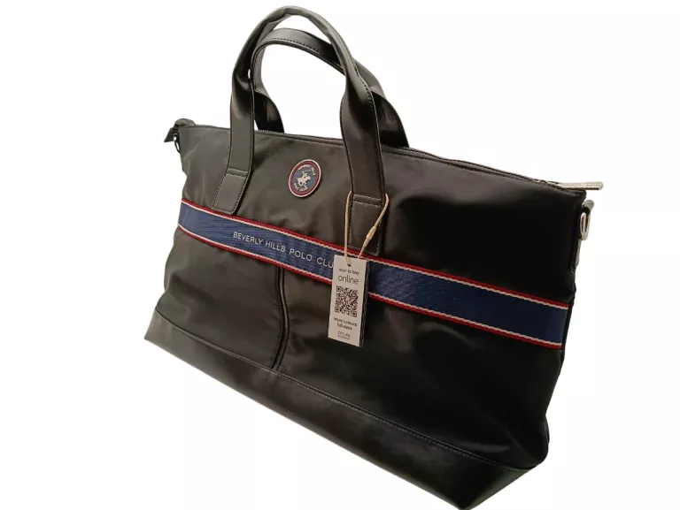BEVERLY HILLS POLO CLUB TORBA SPORTOWA ELEGANCKA Z LOGO