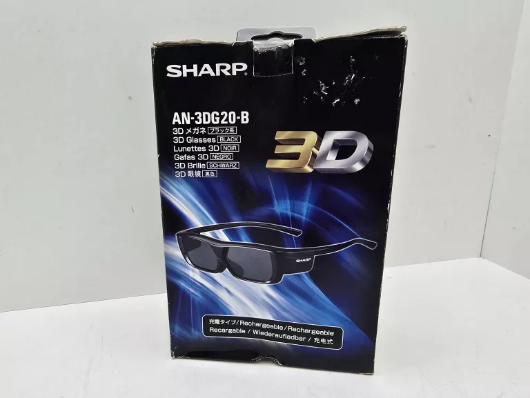 OKULARY 3D SHARP AN3DG20B