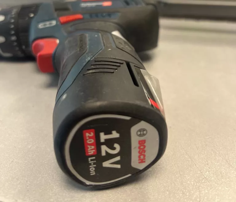 WIERTARKO WKRĘTARKA UDAROWA BOSCH PROFESSIONAL GSB 12V-15 +BATER/USZKODZON