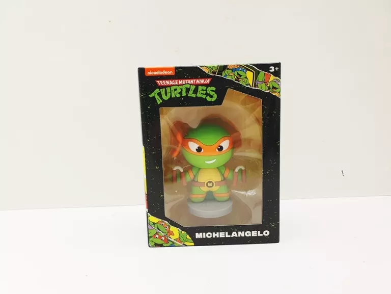 TURTLES WOJOWNICZE ŻÓŁWIE NINJA FIGURKA NA PODSTAWCE MICHELANGELO