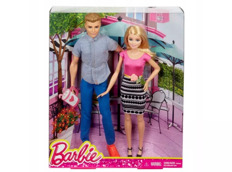 LALKA BARBIE I LALKA KEN ZESTAW PREZENTOWY 2 LALKI