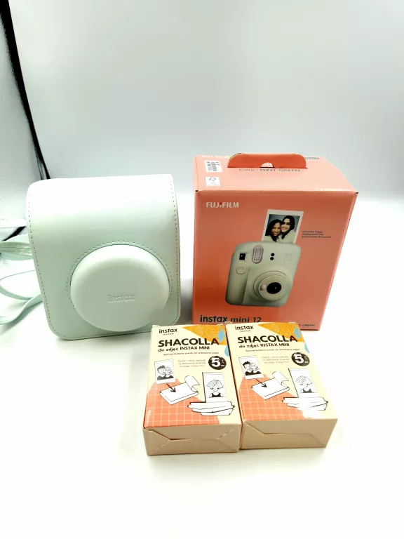 FUJIFILM INSTAX MINI 12 + ETUI RAMKA SHACOLLA