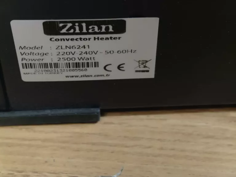 GRZEJNIK ZILAN ZLN6241 2500W PUDEŁKO
