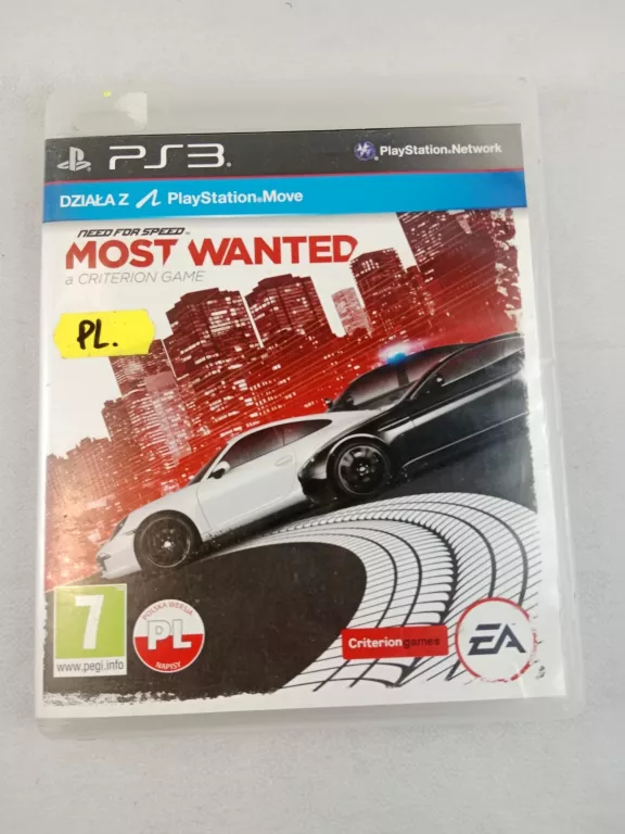 GRA PS3 NFS MOST WANTED