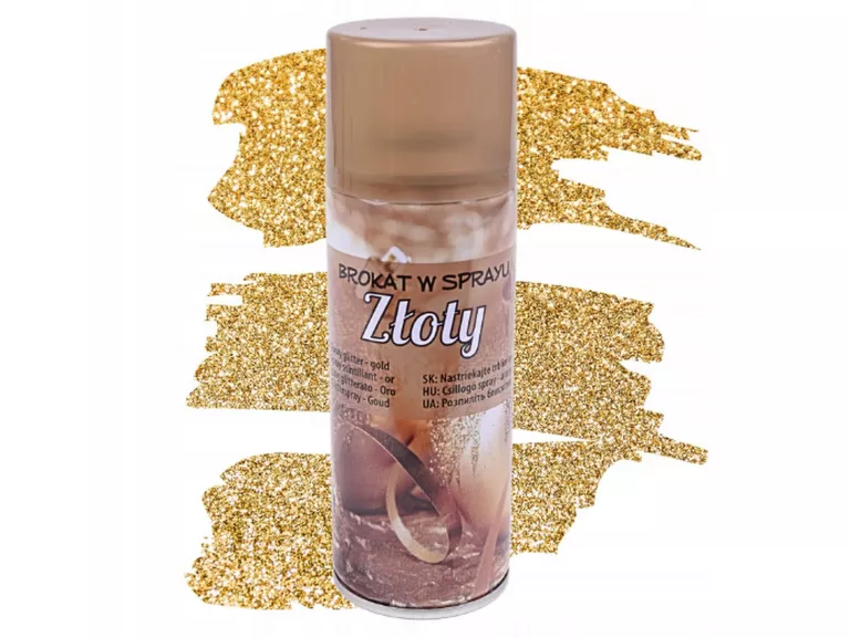 BROKAT W SPRAYU ZŁOTY 250ML