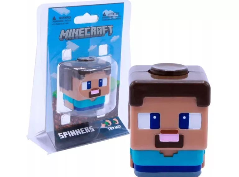 FIGURKA SPINNER MINECRAFT FIDGET SPINER 5,5 CM SPINNERS STEVE