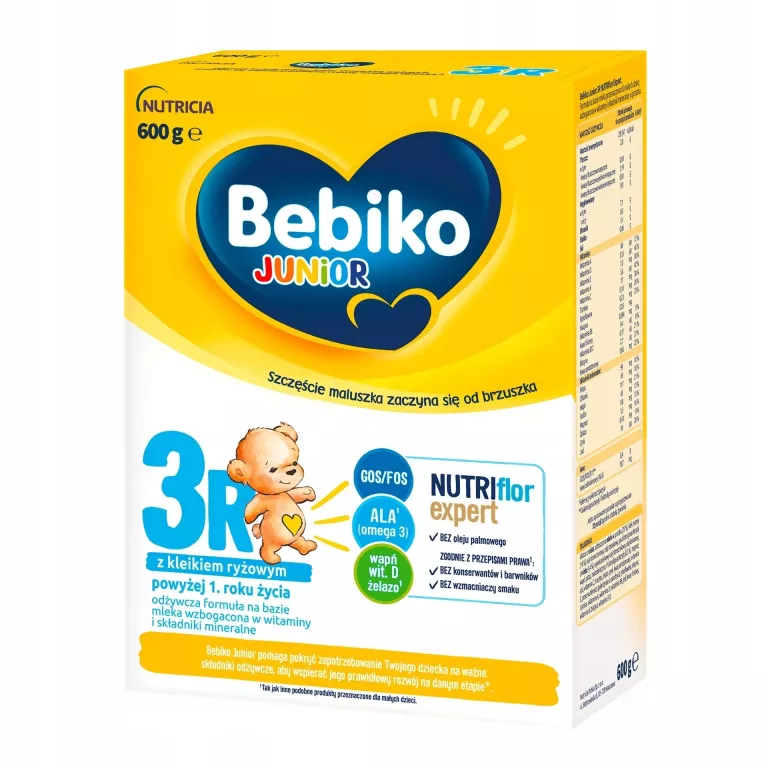 MLEKO NASTĘPNE BEBIKO JUNIOR 3R 600G