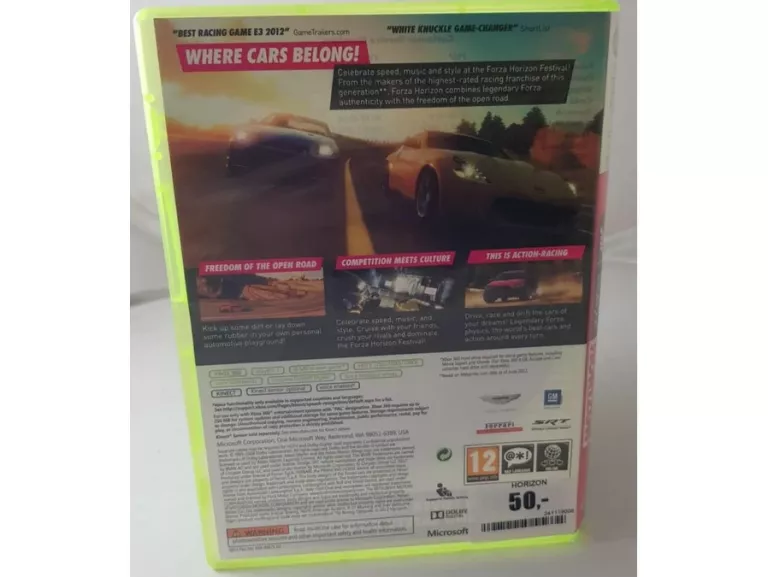GRA XBOX 360 FORZA HORIZON