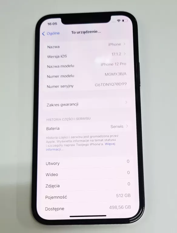 TELEFON APPLE IPHONE 12 PRO 512GB 356692116259924