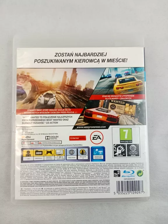 GRA PS3 NFS MOST WANTED