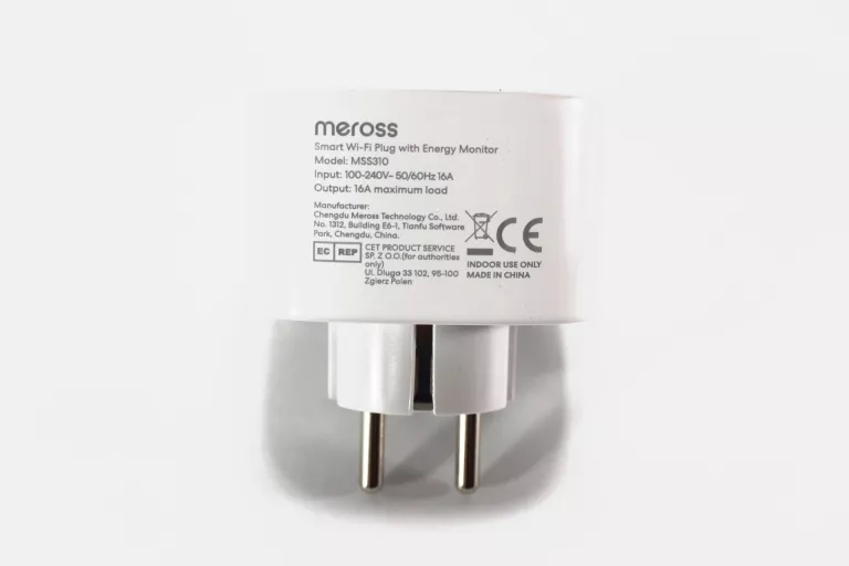 MEROSS INTELIGENTNE GNIAZDKO WI-FI MSS310EU Z POMIAREM ENERGII 2PACK