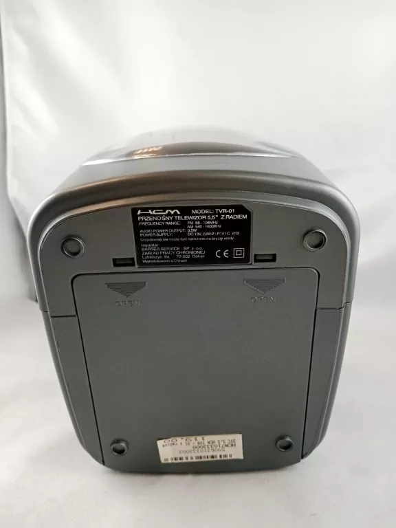 PRZENOŚNY TELEWIZOR 5,5" Z RADIEM TVR-01 HCM