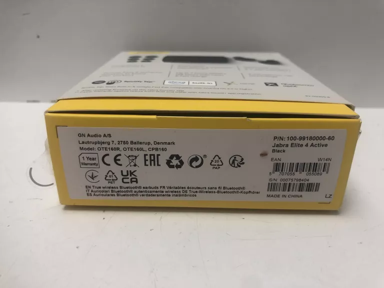 SŁUCHAWKI BT JABRA ACTIVE ELITE 4