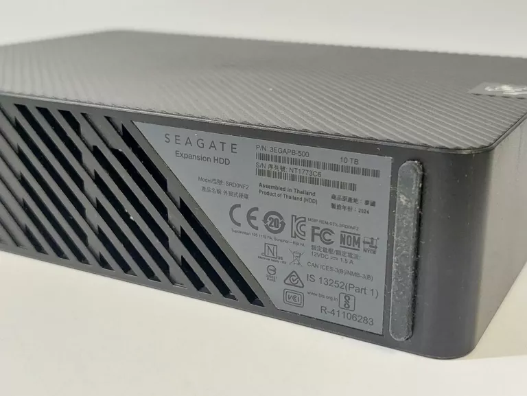 SEAGATE EXPANSION DESKTOP 10TB USB 3.2 GEN. 1 CZARNY