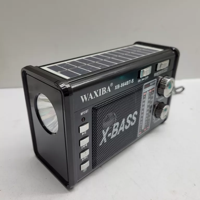RADIO SOLARNE KUCHENNE USB FM AM TF BLUETOOTH