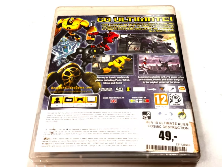 GRA NA PS3 BEN10 ULIMATE ALIEN COSMIC DESTRUCTION