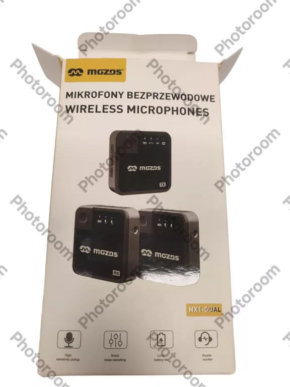 BEZPRZEWODOWE MIKROFONY MOZOS MX1-DUAL PUD