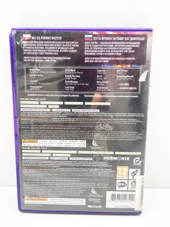 GRA DANCE CENTRAL KINECT XBOX 360
