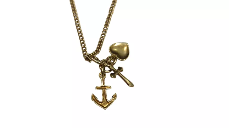 sliczny-zloty-lancuszek-z-zawieszka-kotwica-pr585-56cm-stan-11323-2