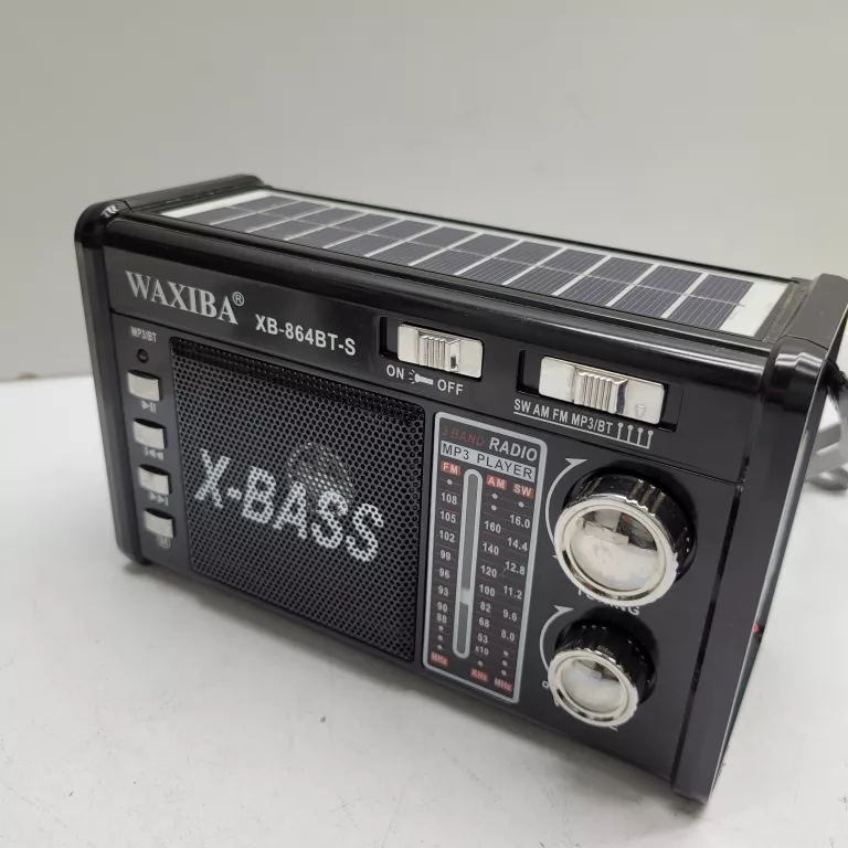 RADIO SOLARNE KUCHENNE USB FM AM TF BLUETOOTH