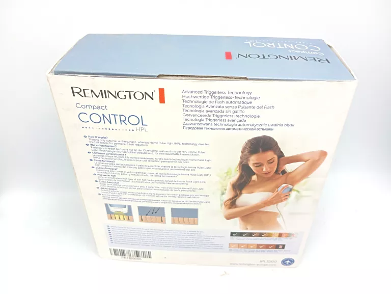 DEPILATOR LASEROWY REMINGTON IPL3500 KOMPLETNY ZESTAW