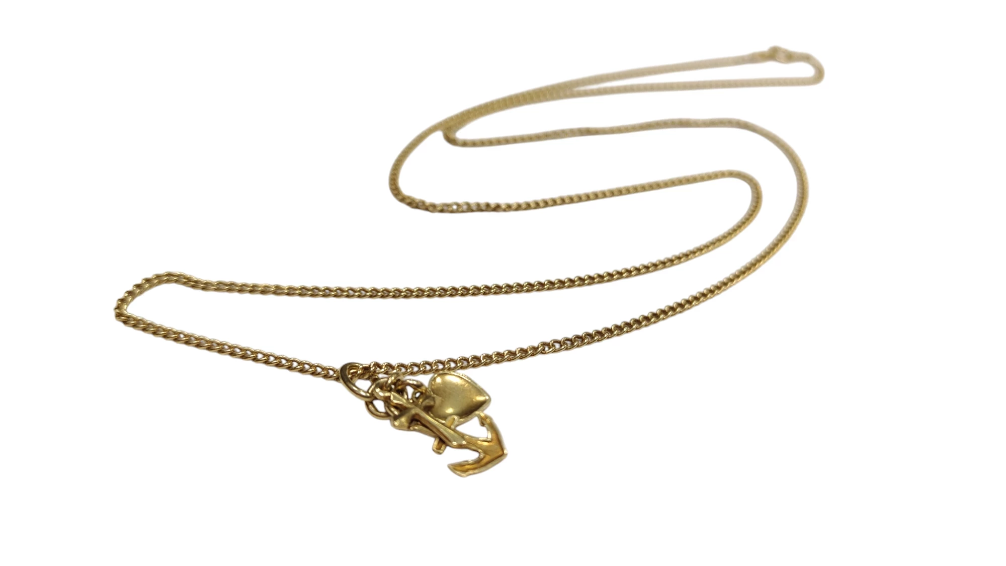 sliczny-zloty-lancuszek-z-zawieszka-kotwica-pr585-56cm-dlugosc-calkowita-5600