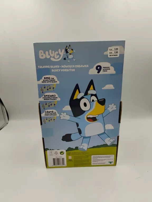 BLUEY TALKING BLUEY MASKOTKA