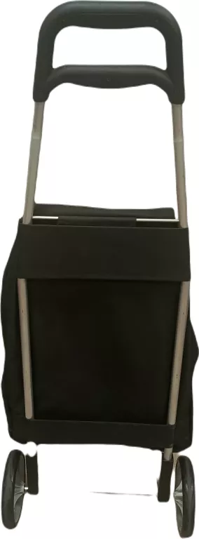 WÓZEK ZAKUPOWY GIMI NA RĄCZCE CZARNY 45 L 30 KG