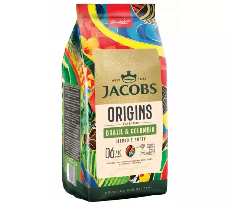 KAWA ZIARNISTA JACOBS ORIGINS FUSION BRAZIL&COLOMBIA 1000 G 8711000576885