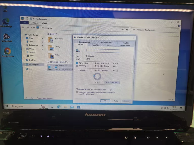 LAPTOP LENOVO IDEAPAD Y460