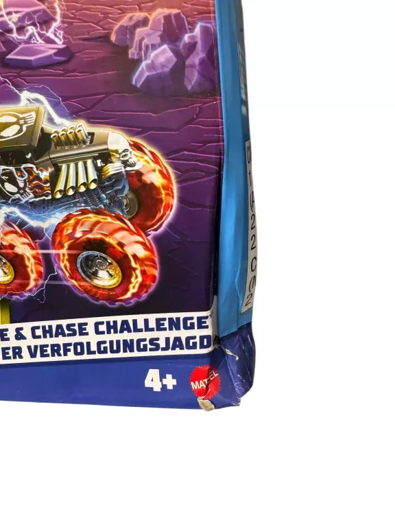 HOT WHEELS MONSTER TRUCKS ZESTAW WYZWANIE SZARŻA I POŚCIG HXT05 N0WE!