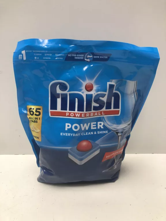 FINISH POWER 65 CAPS LEMON