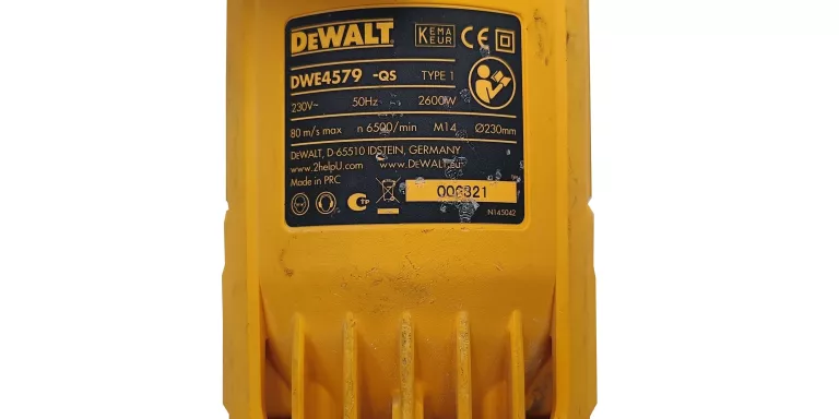 SZLIFIERKA KĄTOWA DEWALT DWE4579-QS 230MM 2600W