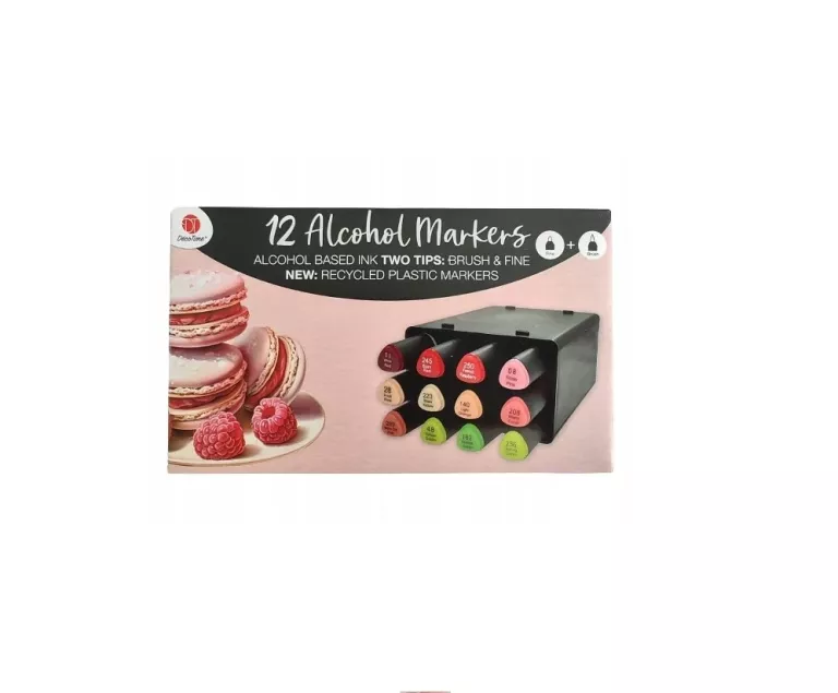 MARKERY DWUSTRONNE 12 TWINMAKERS DECO TRAY CIASTKO