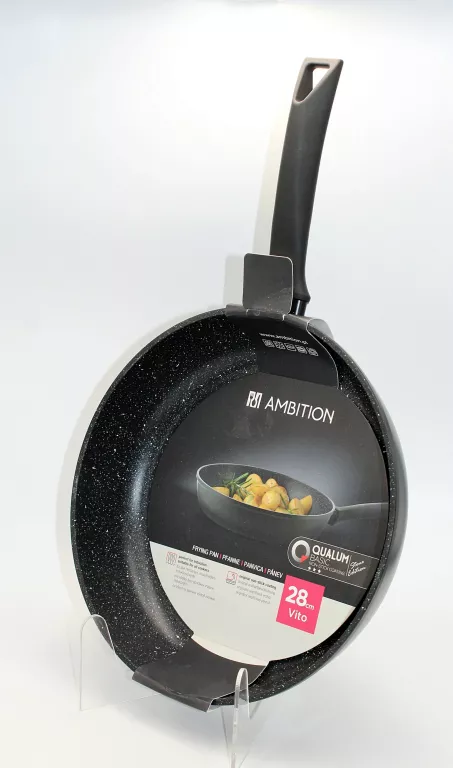 PATELNIA TRADYCYJNA AMBITION 28 CM NON-STICK (NIEPRZYWIERAJĄCA)