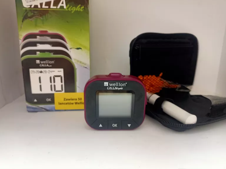 WELLION CALLA LIGHT GLUKOMETR + 50 LANCENTÓW WELLION