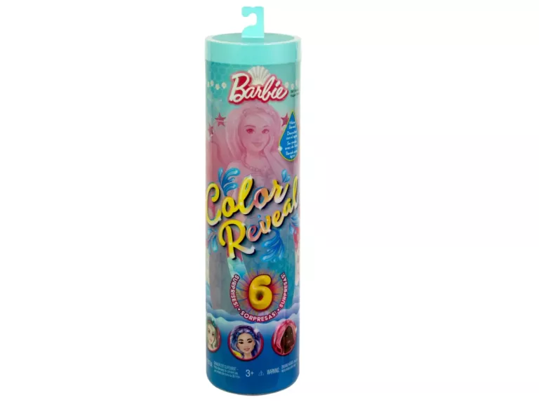 LALKA BARBIE COLOR REVEAL MORSKA SYRENKA LALKA ASORTYMENT HRK12