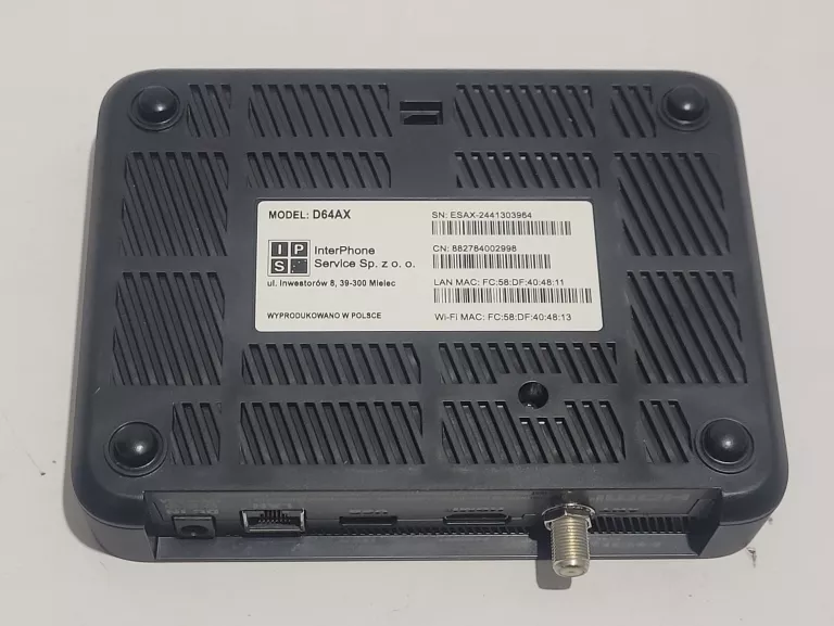 DEKODER POLSAT BOX 4K LITE MODEL D64AX ZESTAW