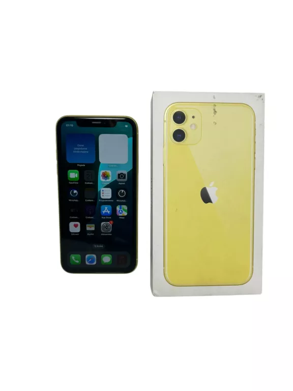 APPLE IPHONE 11 DUAL ESIM 128GB YELLOW A2221 73% BATERIA