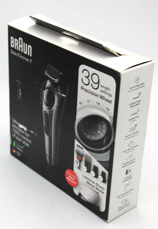 BRAUN BT7240 TRYMER DO BRODY, MASZYNKA DO STRZYŻENIA