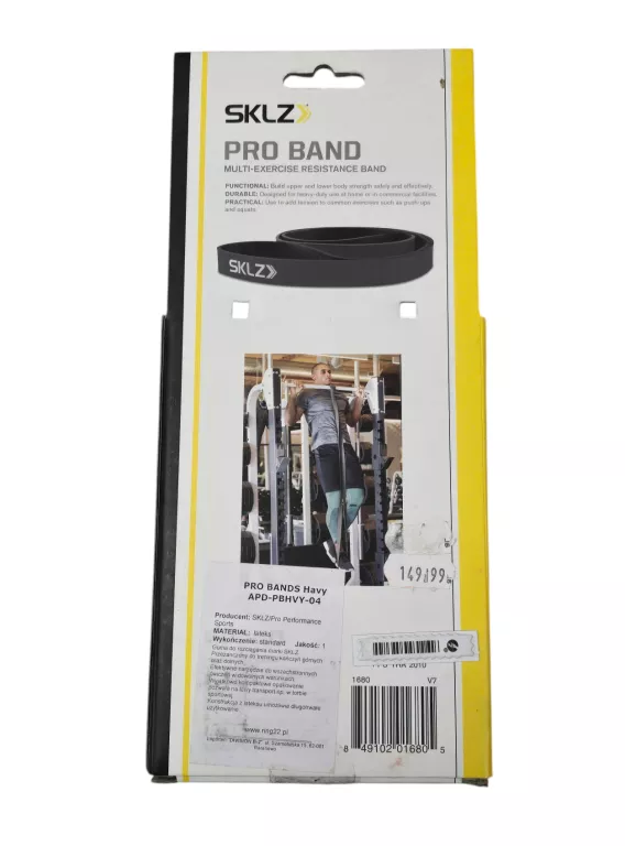 GUMA DO ĆWICZEŃ OPOROWA SKLZ PRO BAND HEAVY APD-PBHVY-04