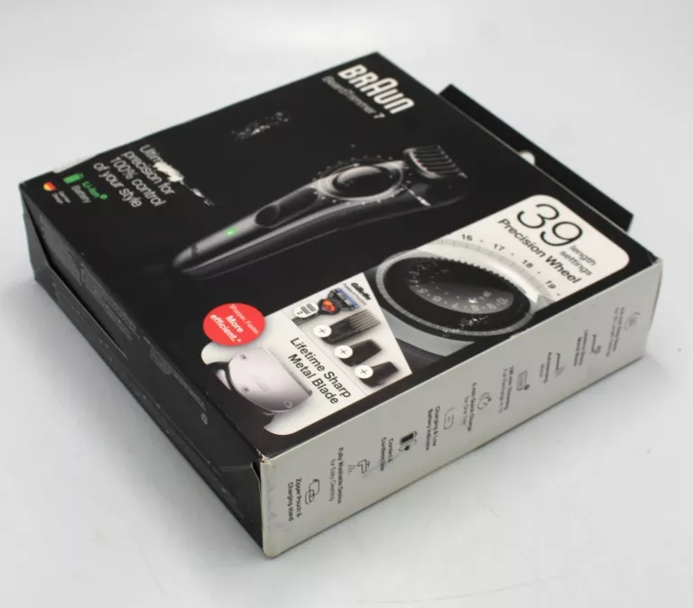 BRAUN BT7240 TRYMER DO BRODY, MASZYNKA DO STRZYŻENIA