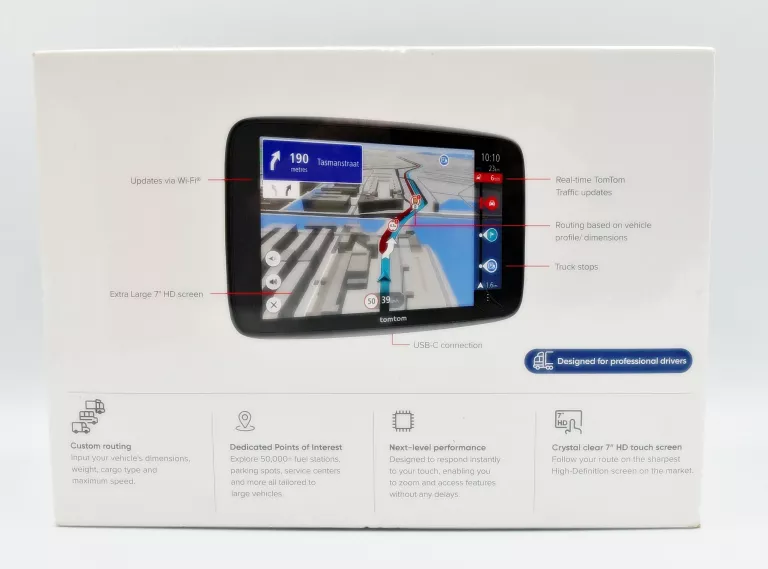 NAWIGACJA GPS NA TIRY TOMTOM GO EXPERT 7 PL PLUS EUROPA