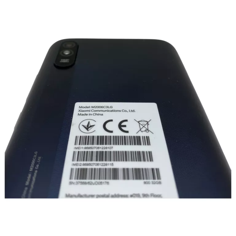 SMARTFON XIAOMI REDMI 9A 2 GB / 32 GB 4G (LTE) CZARNY