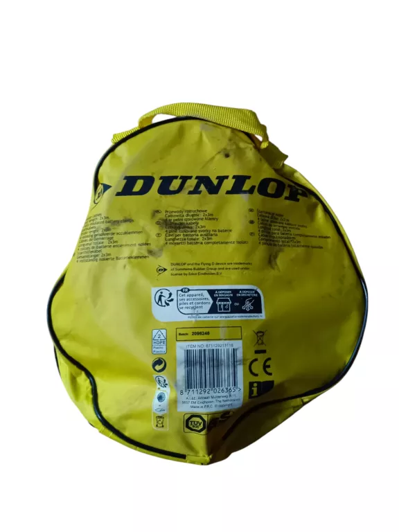 KABLE ROZRUCHOWE DUNLOP BOOSTER CABLES