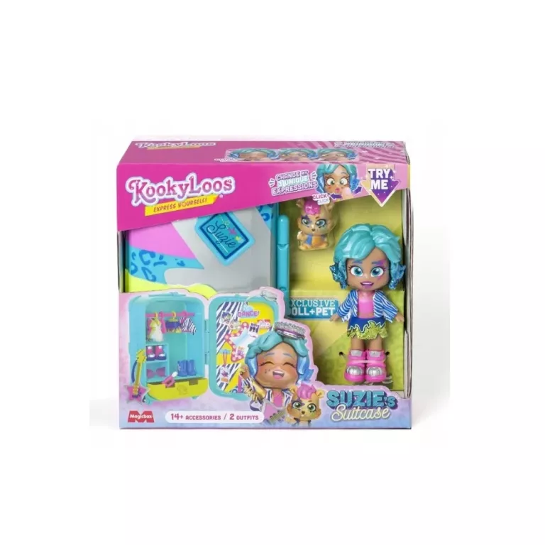 MAGICBOX KOOKYLOOS S SUZIE Q´S SUITCASE WALIZKA SUZIE FIGURKA + ZWIERZAK