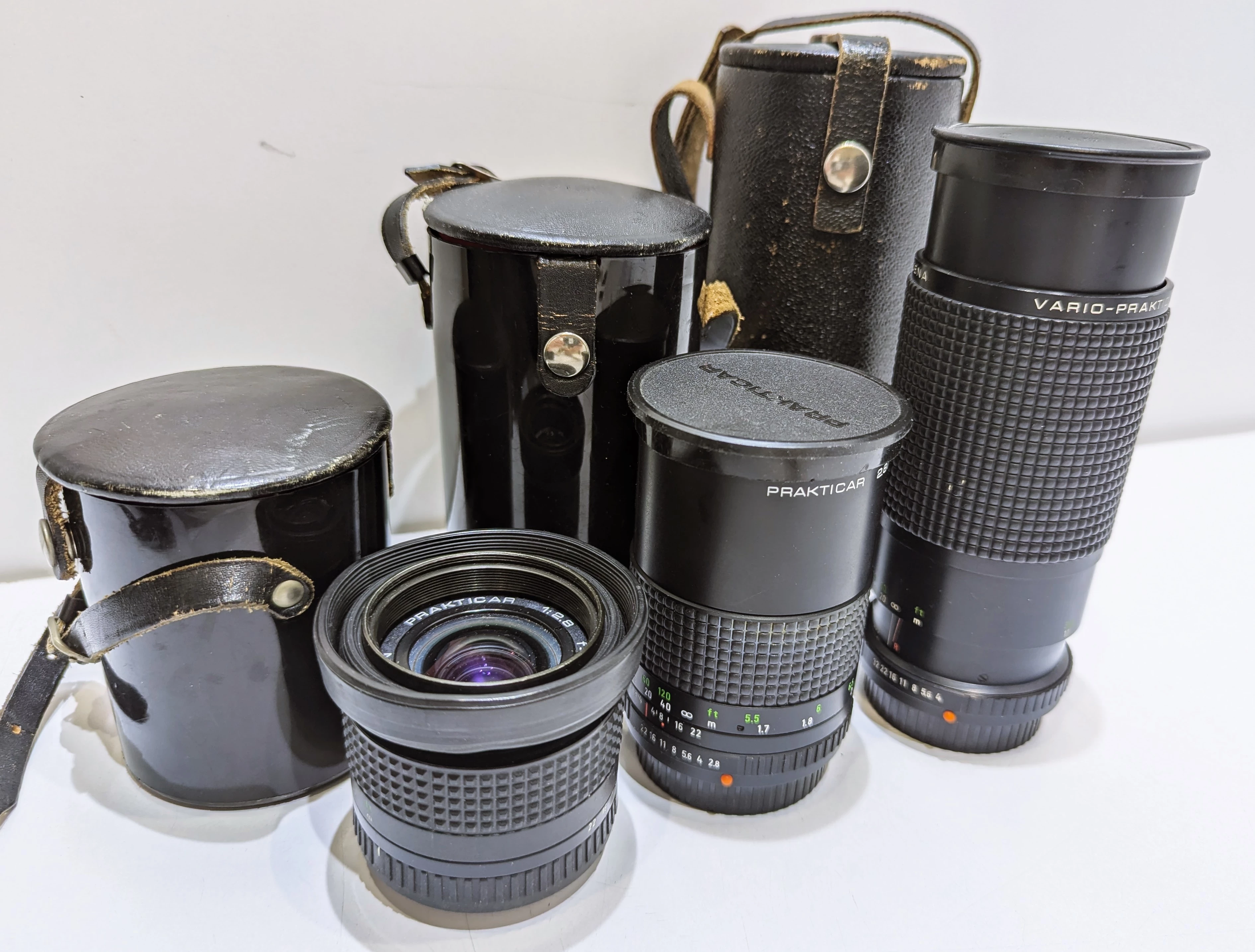 aparat-kliszowy-praktica-b200-4-obiektywy-zestaw-model-b200