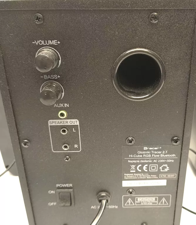 TRACER GŁOŚNIKI KOMPUTEROWE 2.1 HI-CUBE RGB BLUETOOTH