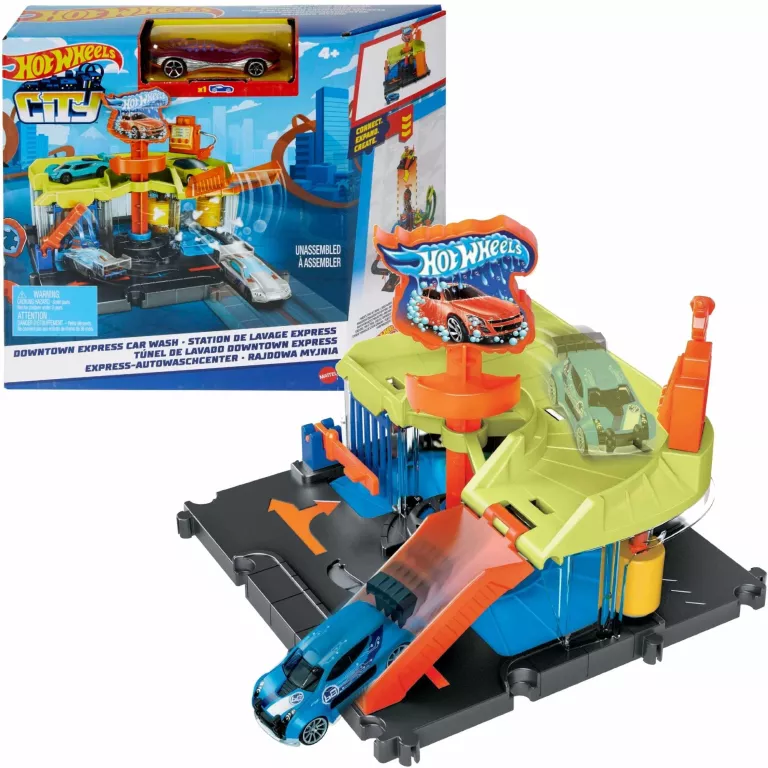 HOT WHEELS DOWNTOWN EXPRESS CAR WASH RAJDOWNIA I MYJNIA